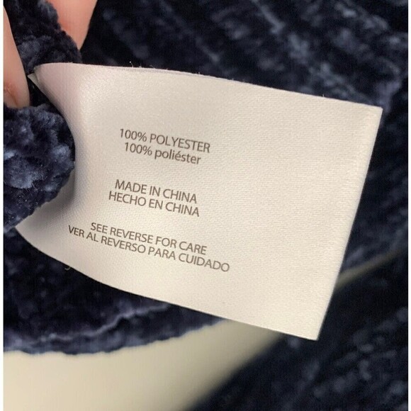 ORVIS WOMEN'S Blue CABLE KNIT SWEATER Sz Medium SUPER SOFT LONG PULLOVER - Picture 5 of 5